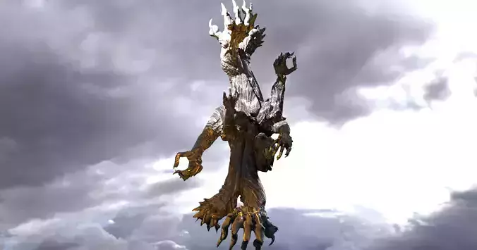 Halloween Troll King Tree