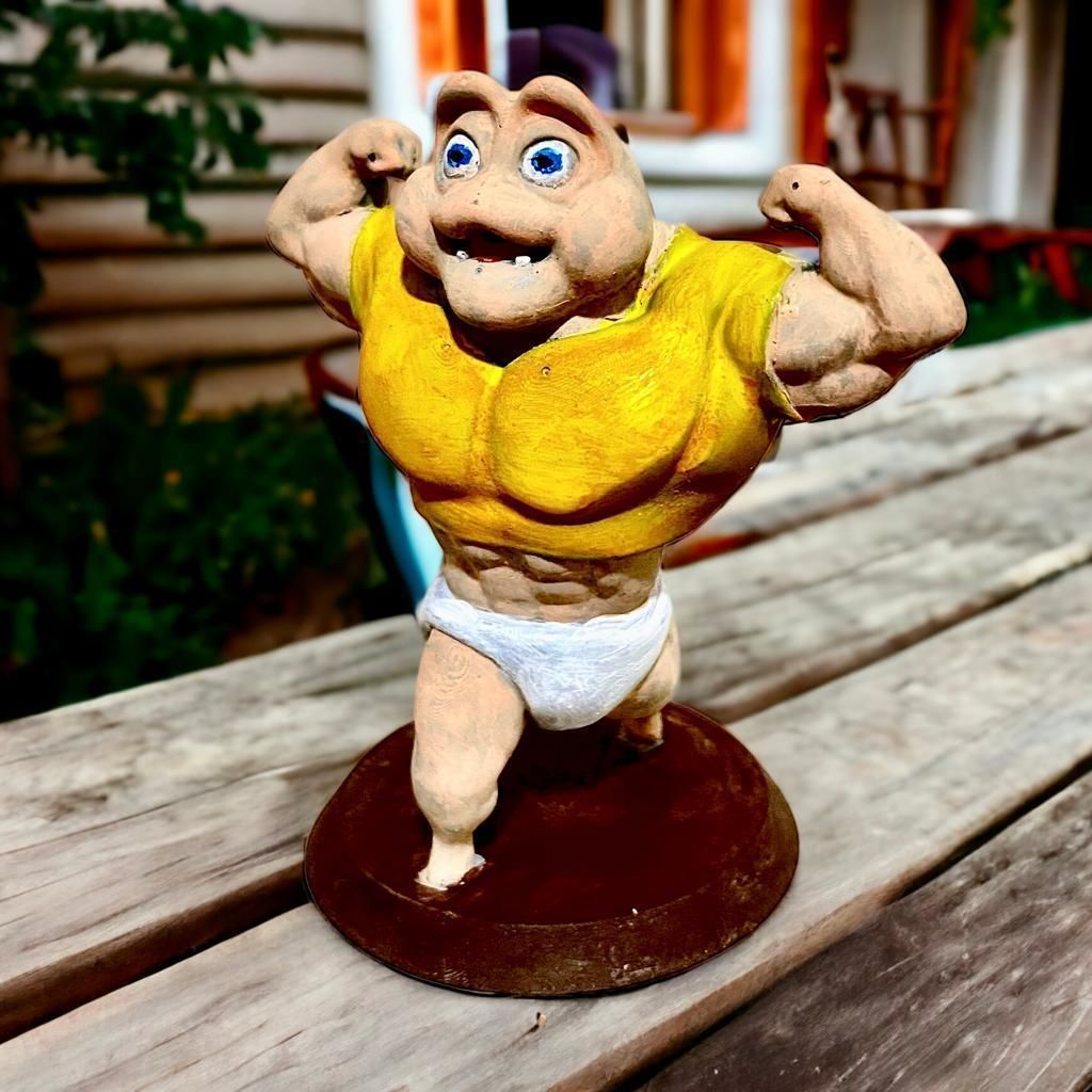 Baby sinclair swole body 3D print model_2