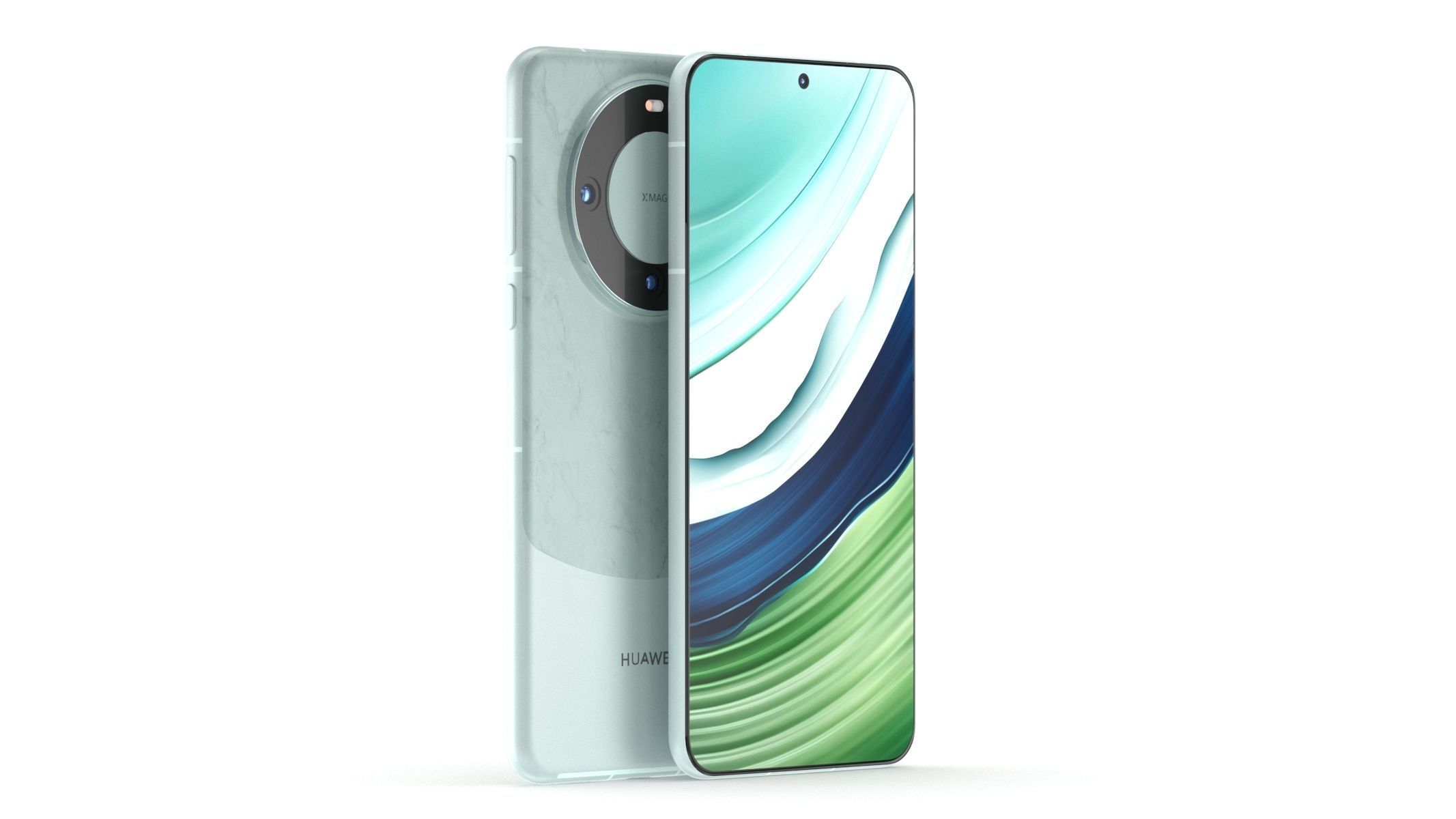 Huawei Mate 60 Turquoise  3D model_1