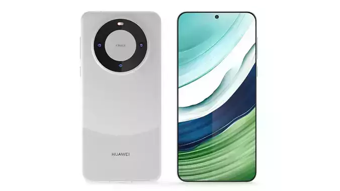 Huawei Mate 60 White 3D model