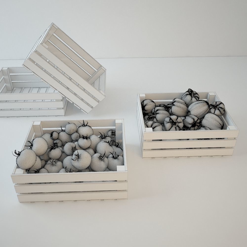 Vegetables Set 01 3D model_3