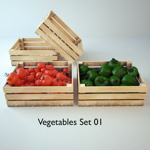 Vegetables Set 01 3D model
