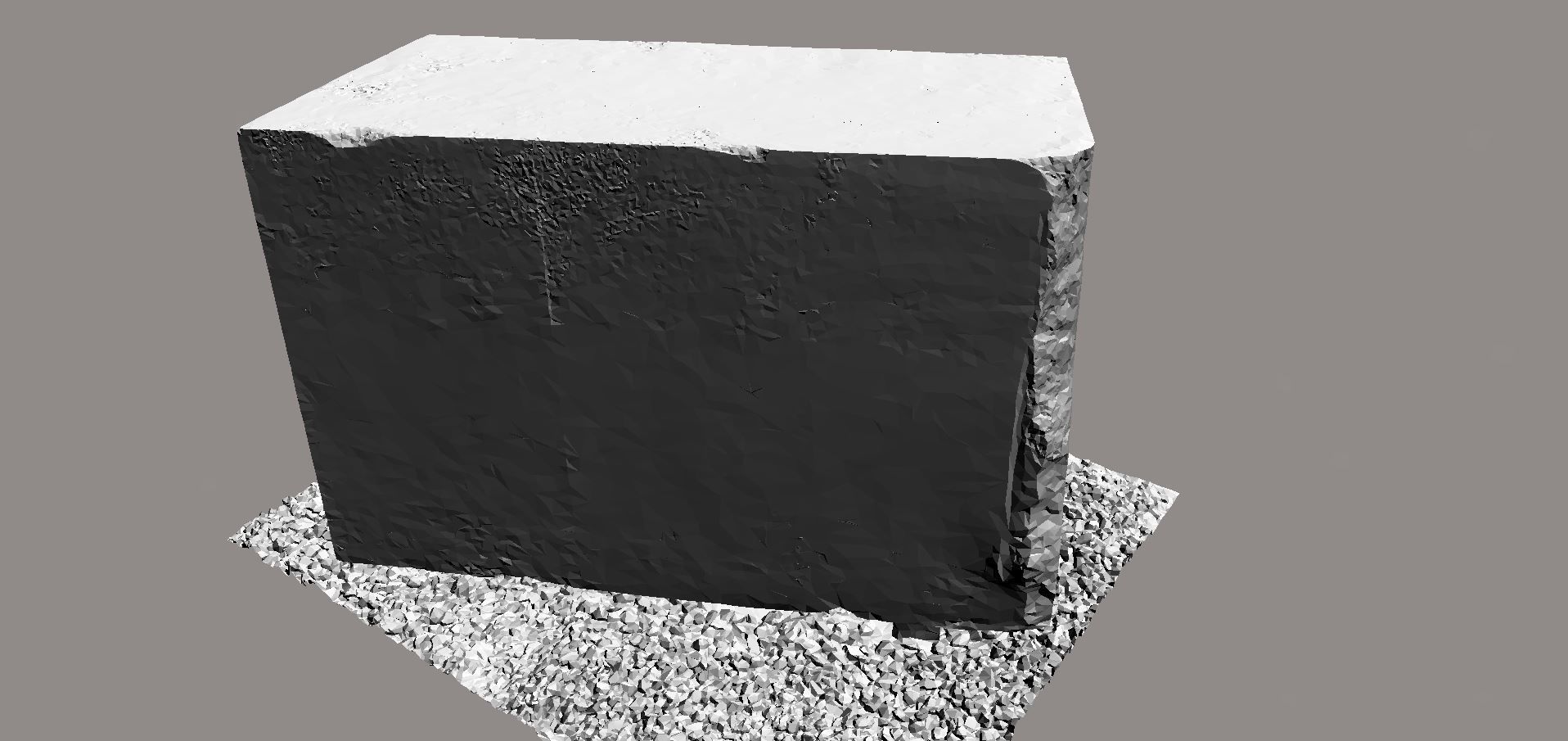 Marble Block - Photorealistic Scanned Model- part4 3D model_8