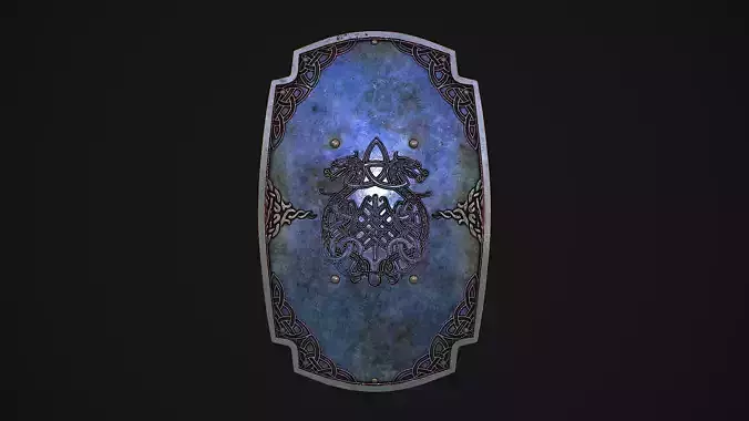 Medieval Shield 3D Model