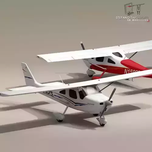 C162 Skycatcher 3D model