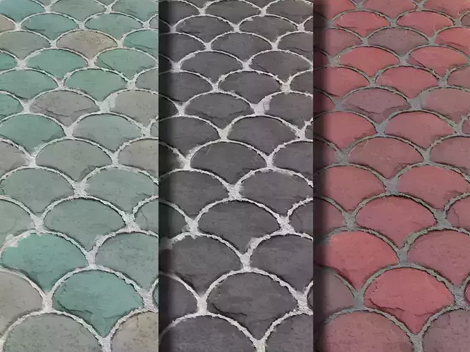 paving walkway PBR texture 