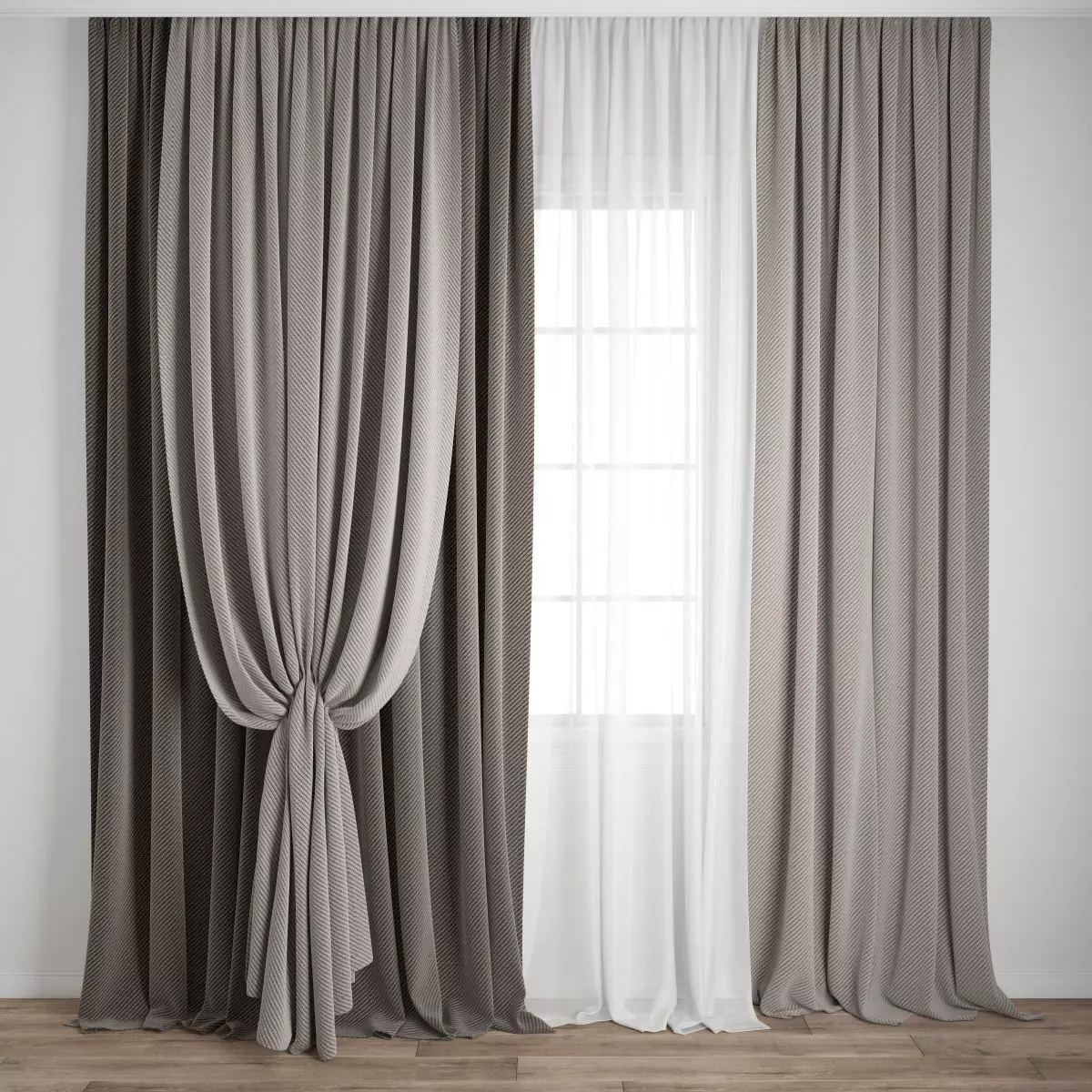 Curtain 501 3D model_0