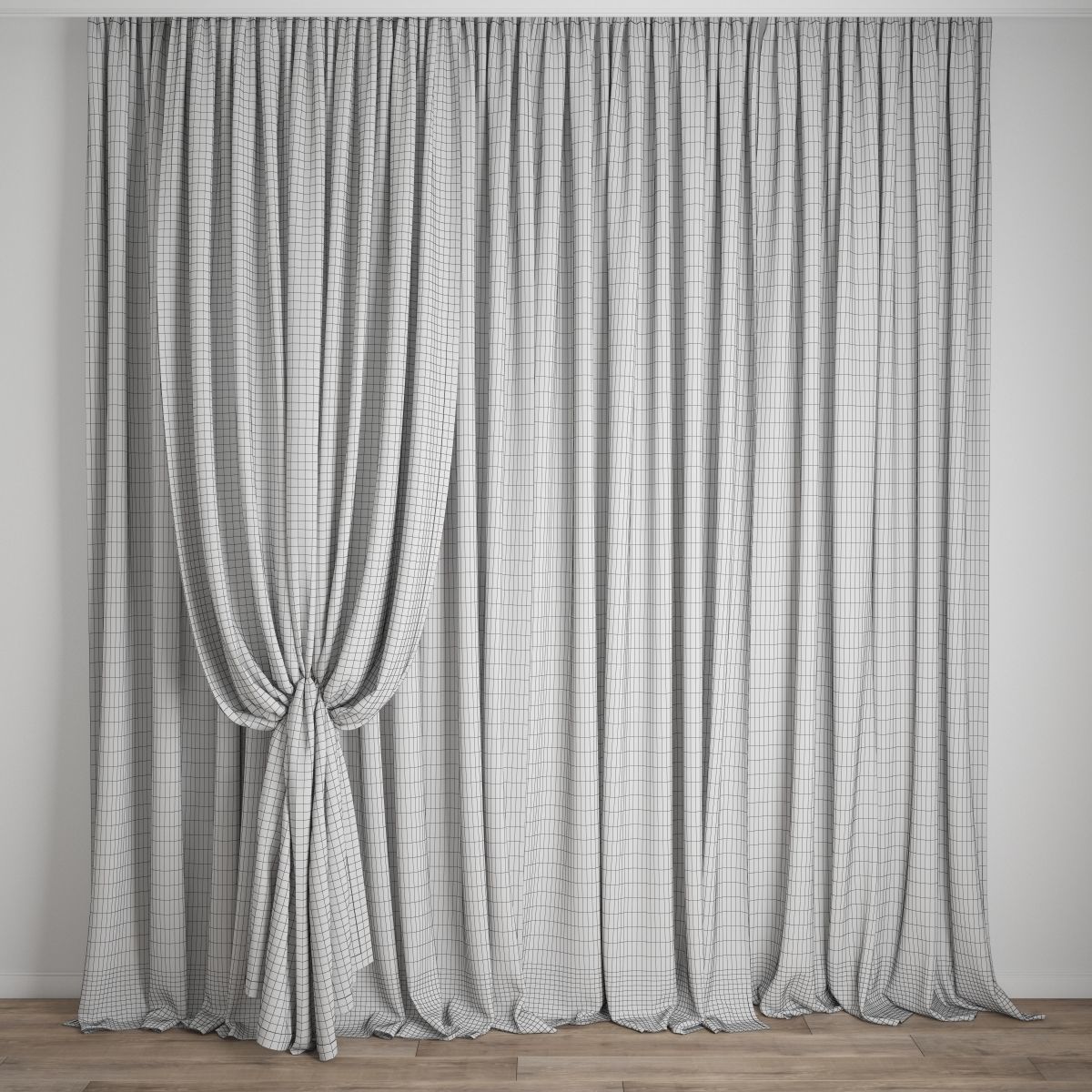 Curtain 501 3D model_2