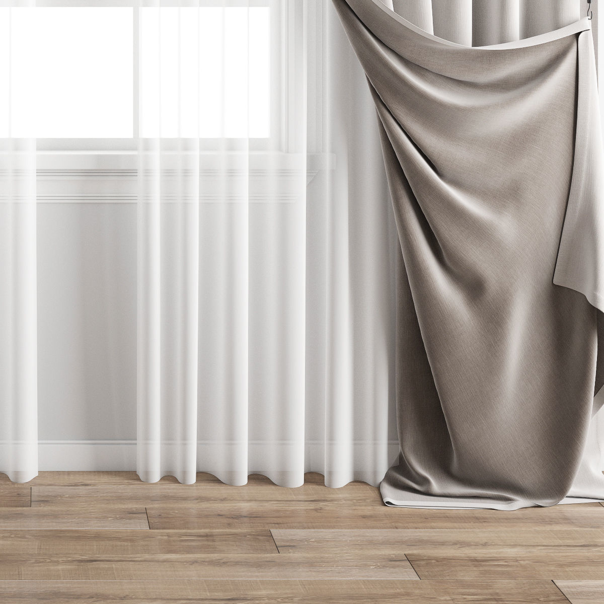 Curtain 502 3D model_3
