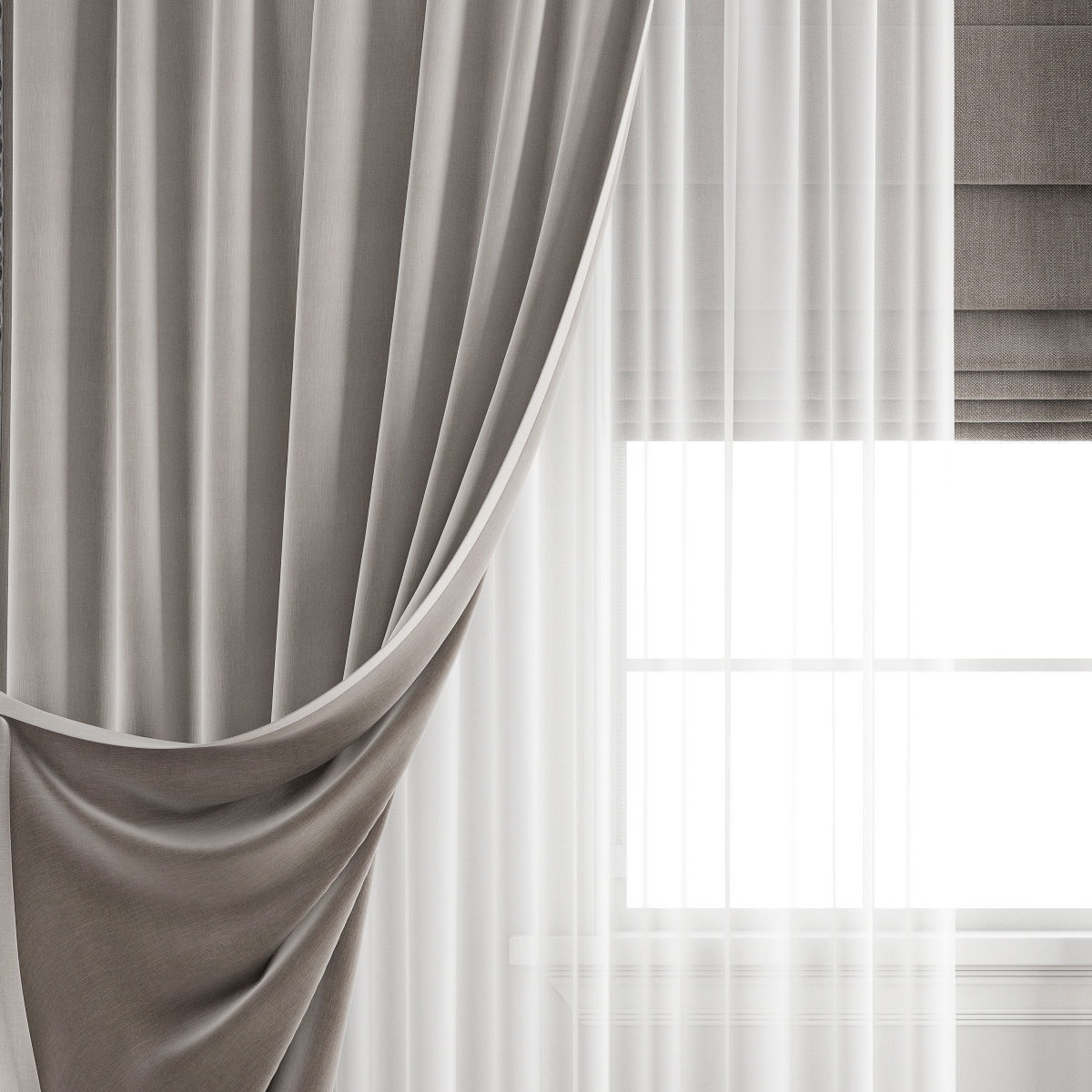 Curtain 502 3D model_7