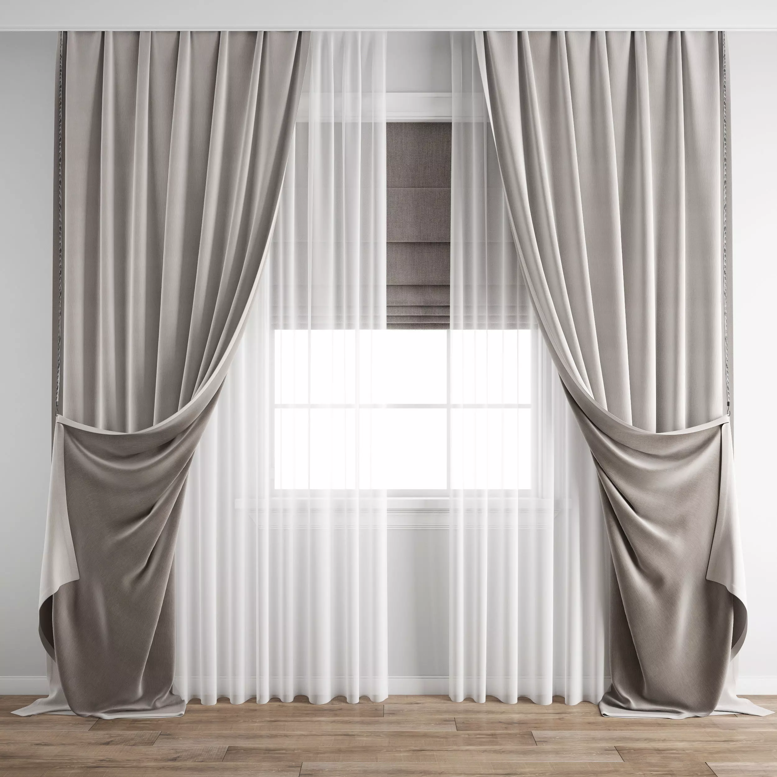 Curtain 502 3D model_0