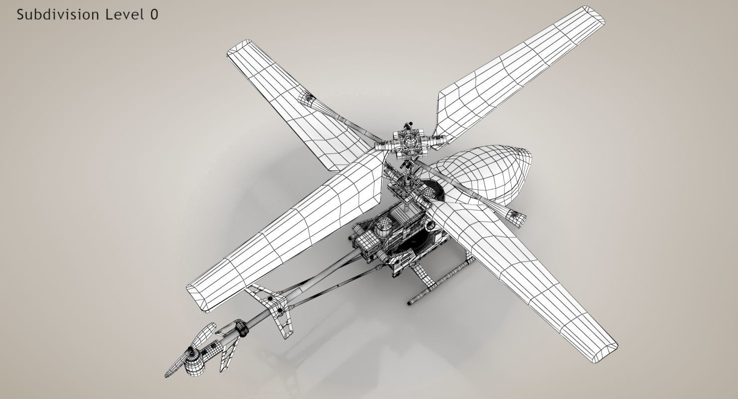 Helicopter Toy 3D model_17