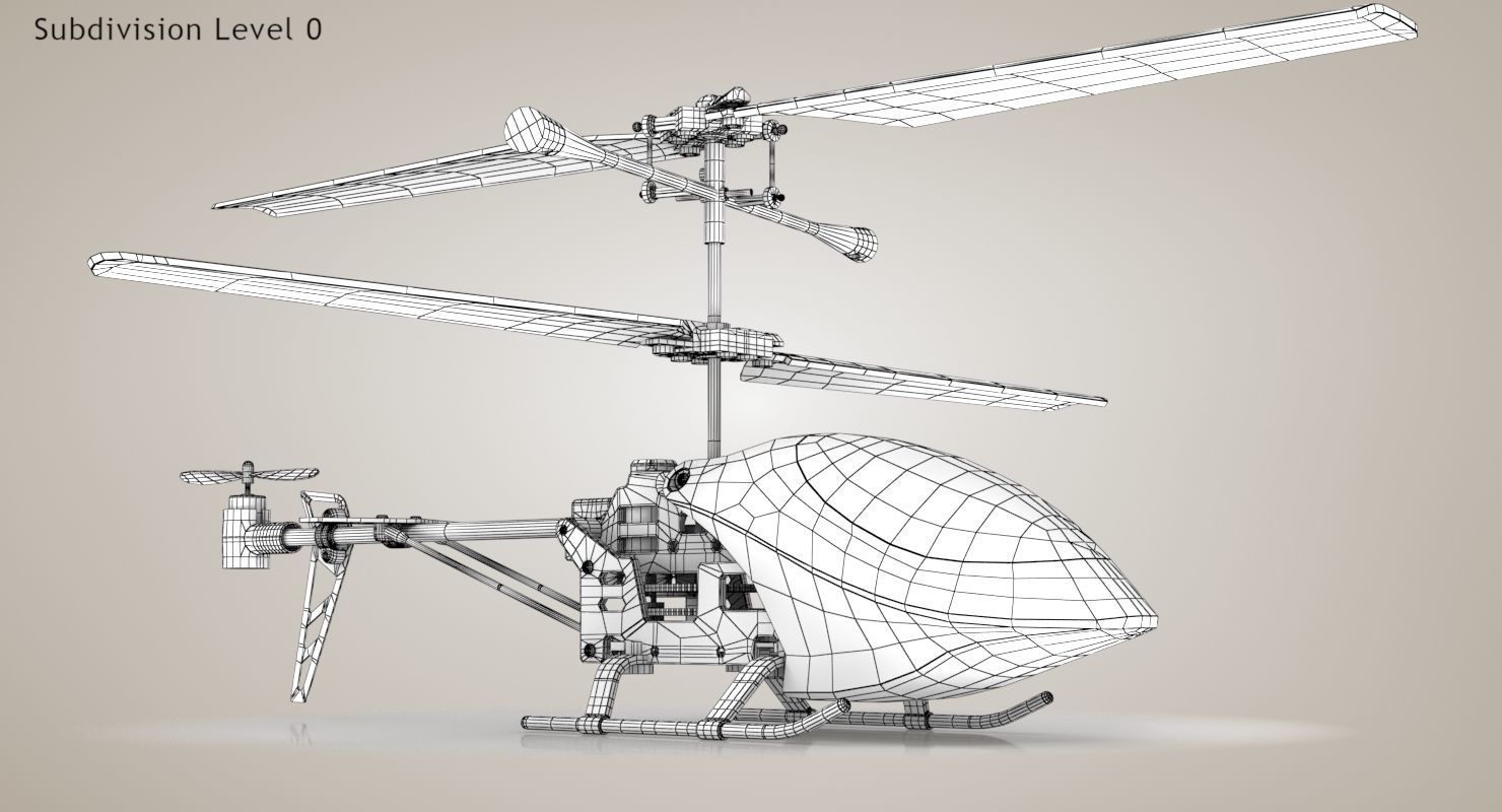 Helicopter Toy 3D model_20