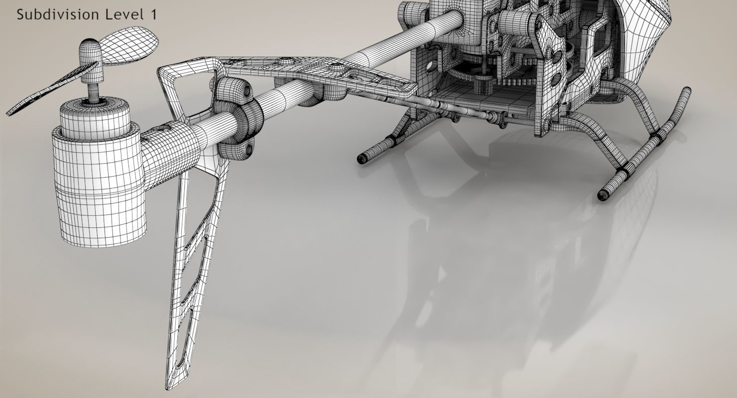 Helicopter Toy 3D model_29