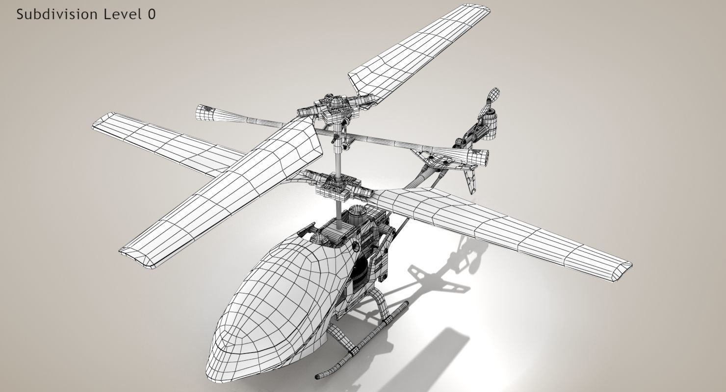 Helicopter Toy 3D model_18