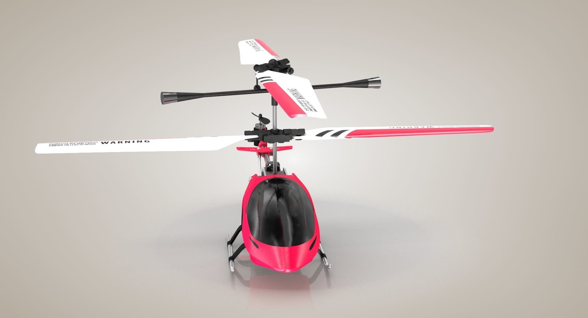 Helicopter Toy 3D model_4
