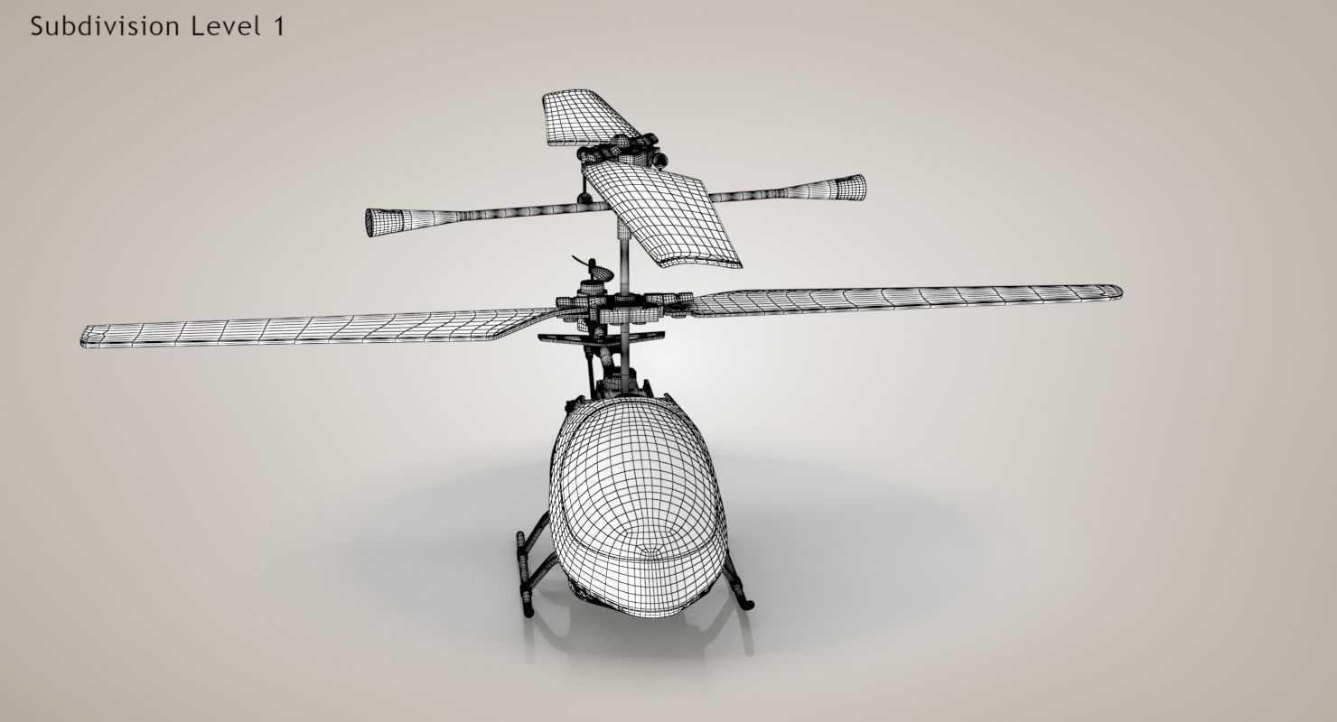 Helicopter Toy 3D model_26