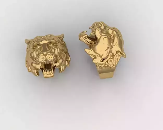 TIGER RING 3D print model
