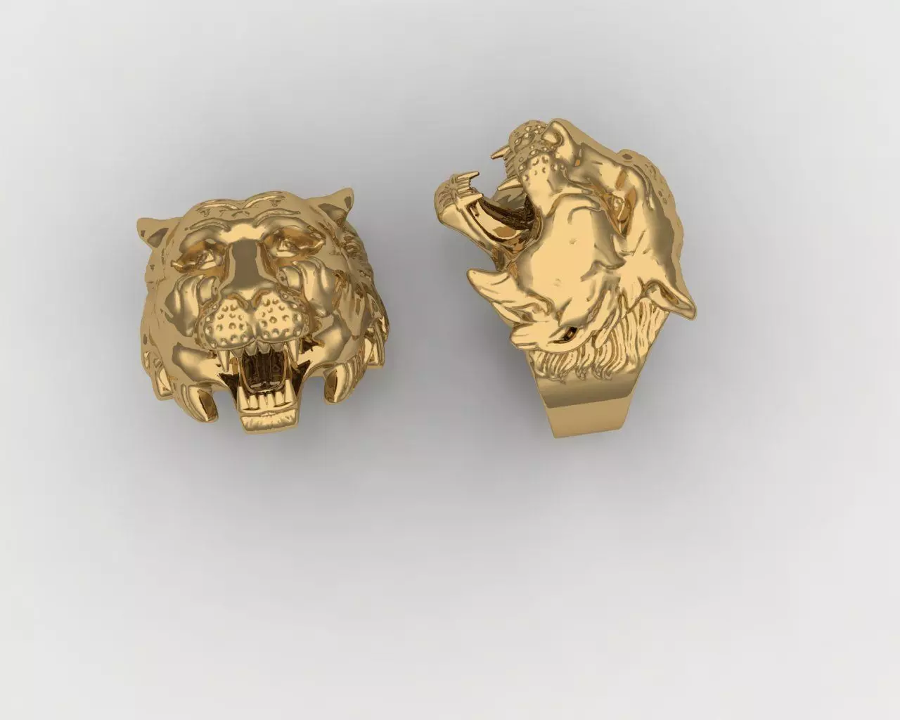 TIGER RING 3D print model 3D print model_0