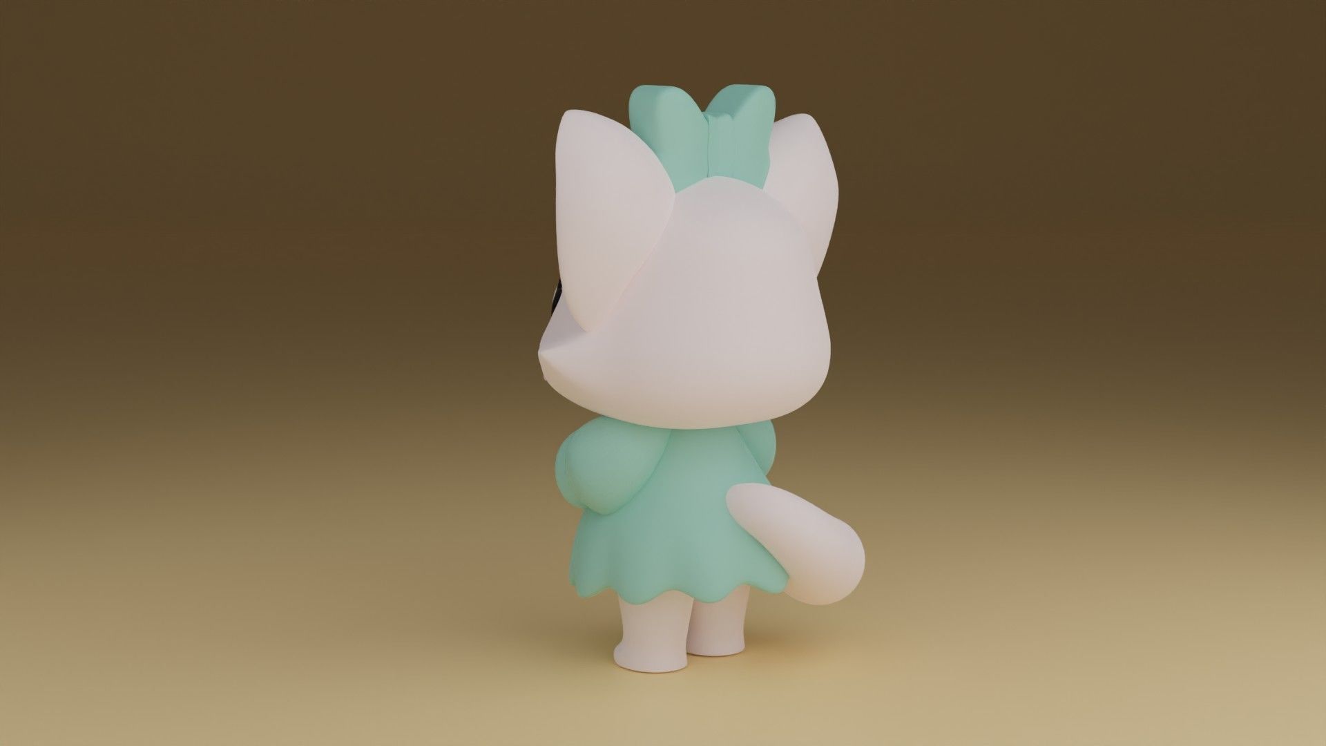 cute cat stl 3d print format 3D print model_11