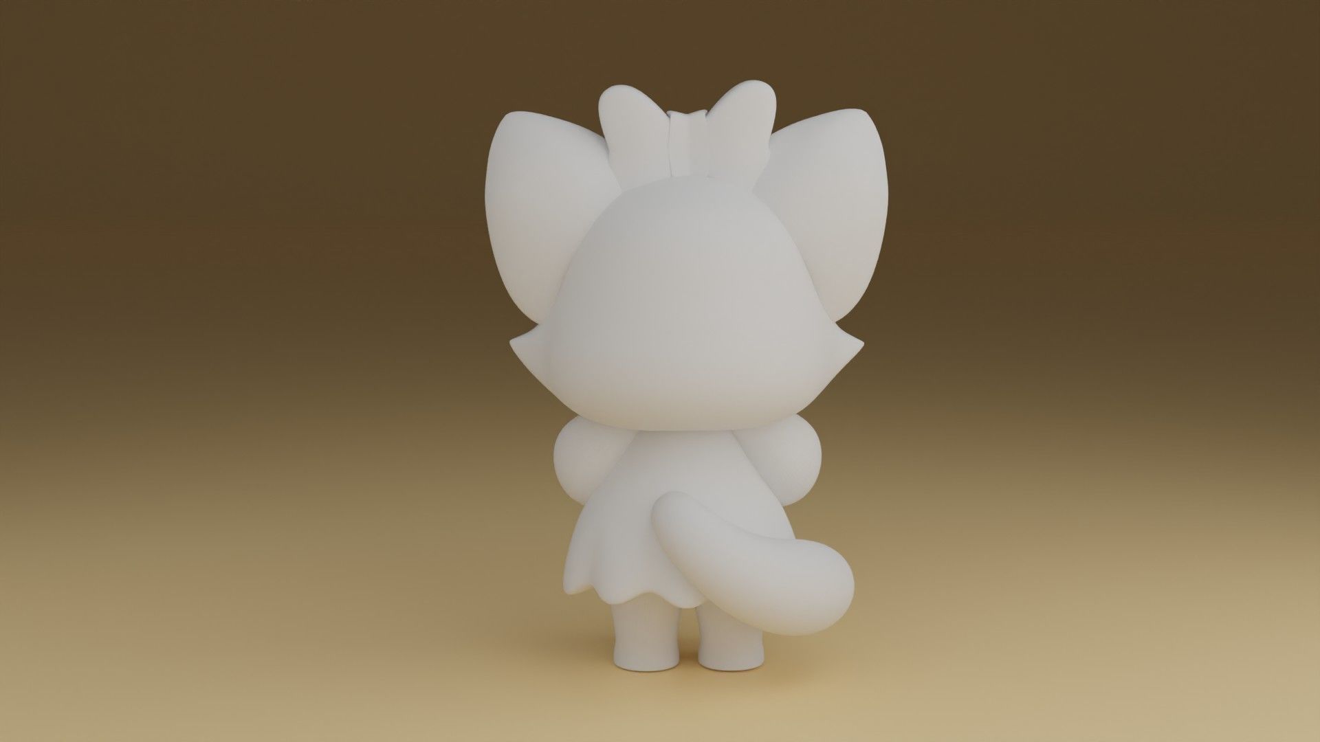 cute cat stl 3d print format 3D print model_4