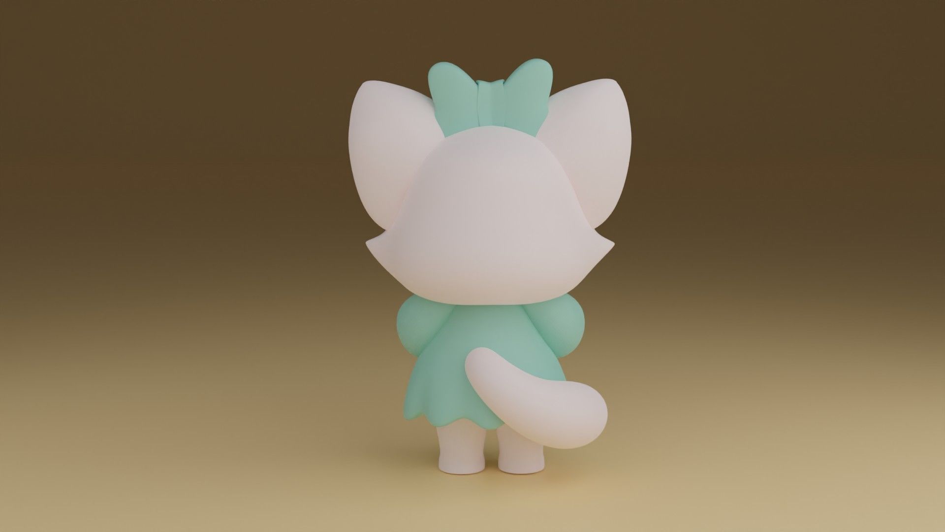 cute cat stl 3d print format 3D print model_10