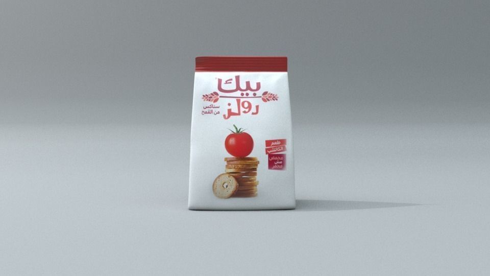 Bake rolls Free low-poly 3D model_1