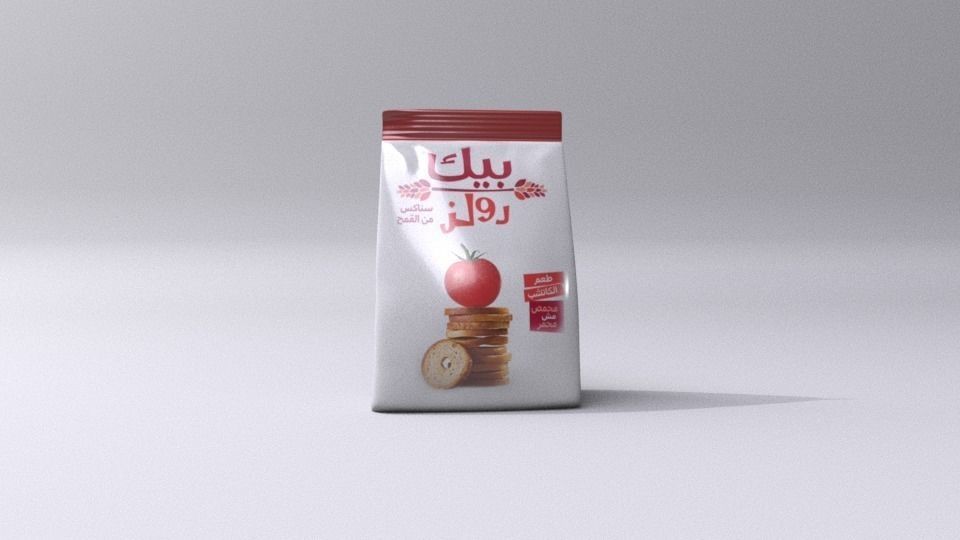 Bake rolls Free low-poly 3D model_0