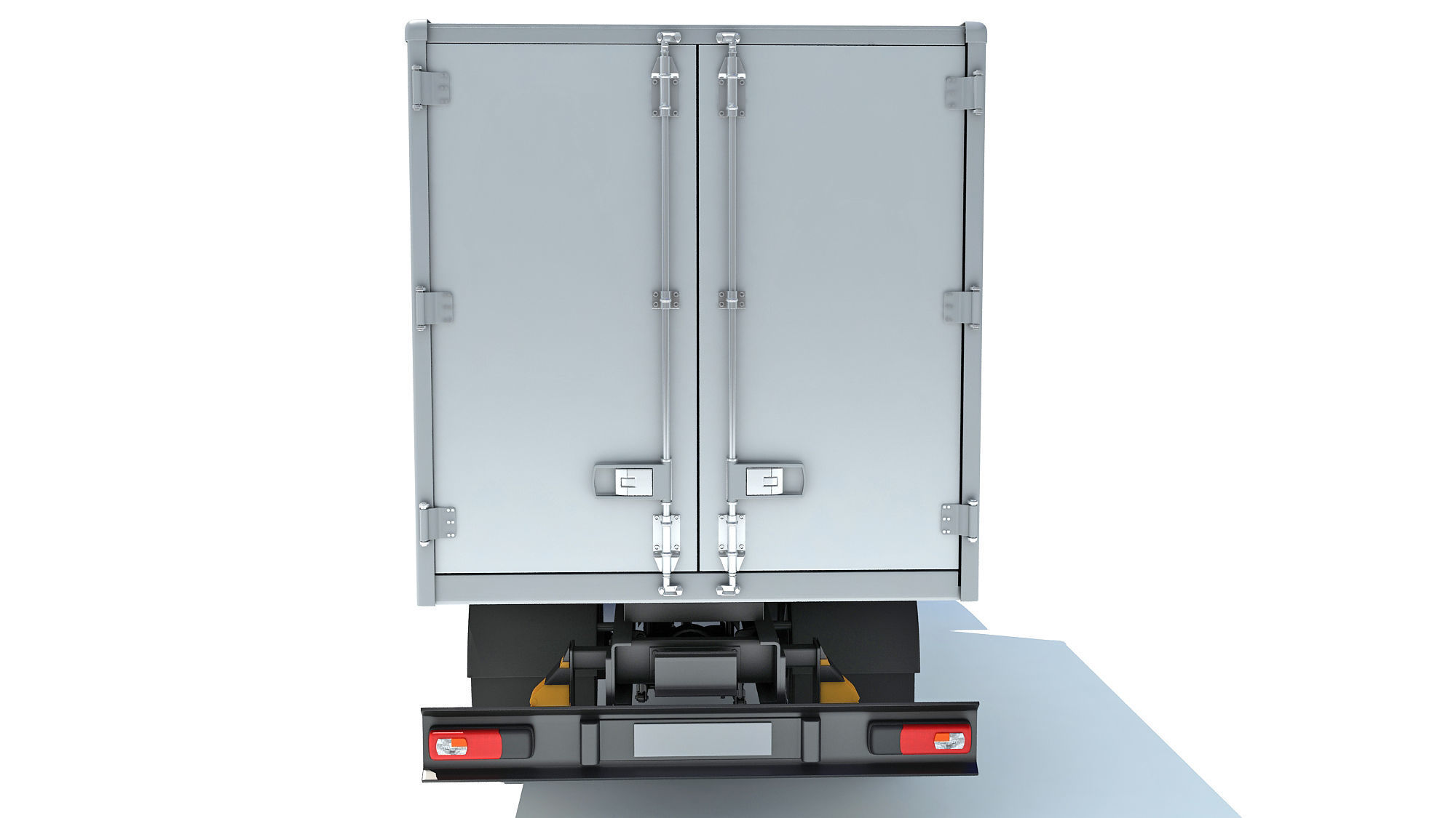 Transporter Box Truck 3D model_4