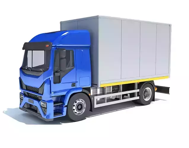 Transporter Box Truck 3D model