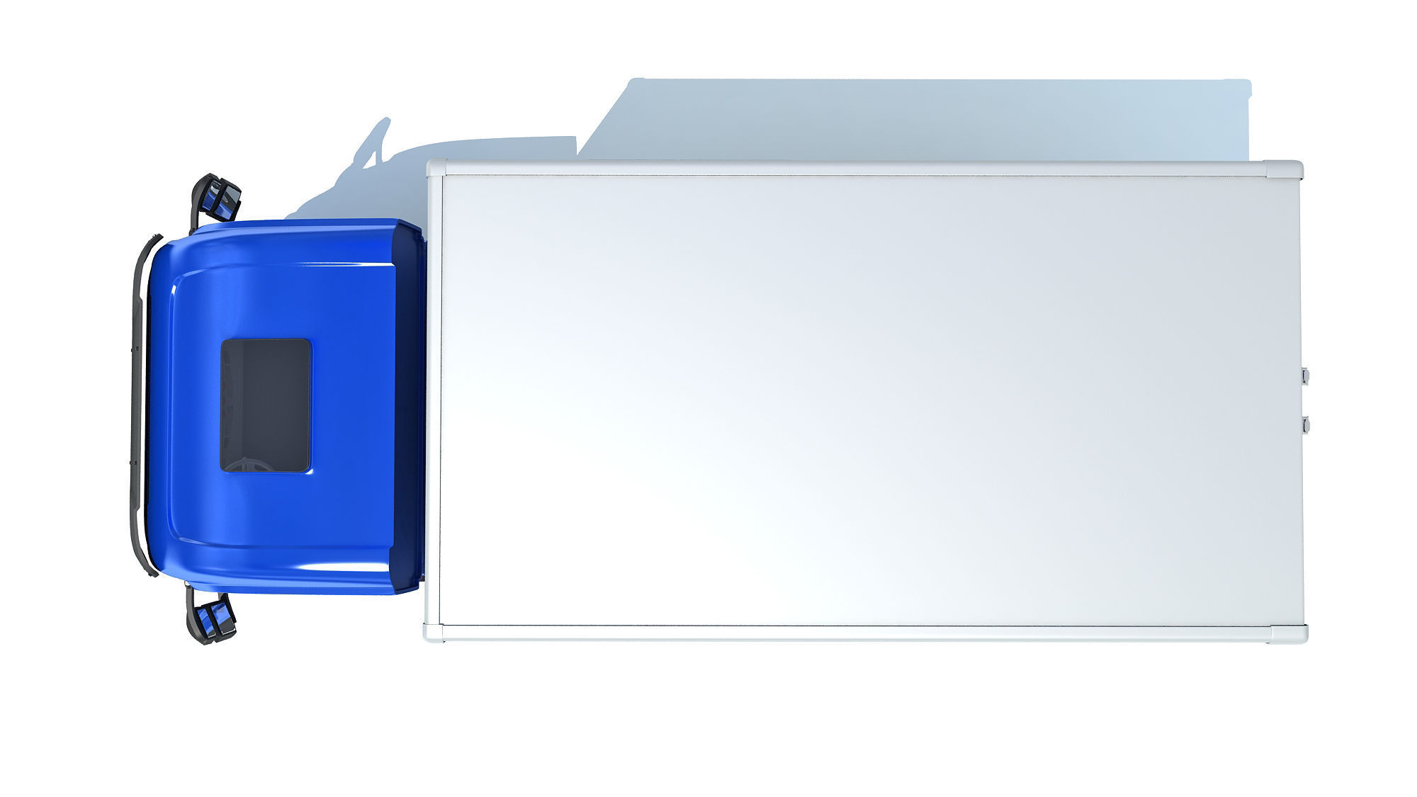 Transporter Box Truck 3D model_12