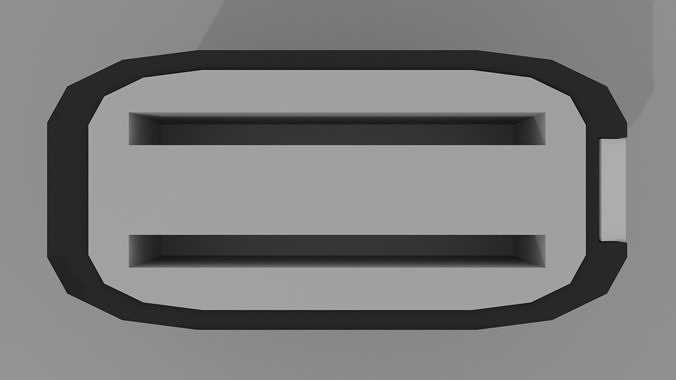 toaster Low-poly 3D model 4