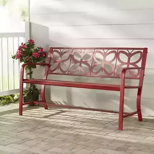 Nicholls Iron Garden Bench 3D model