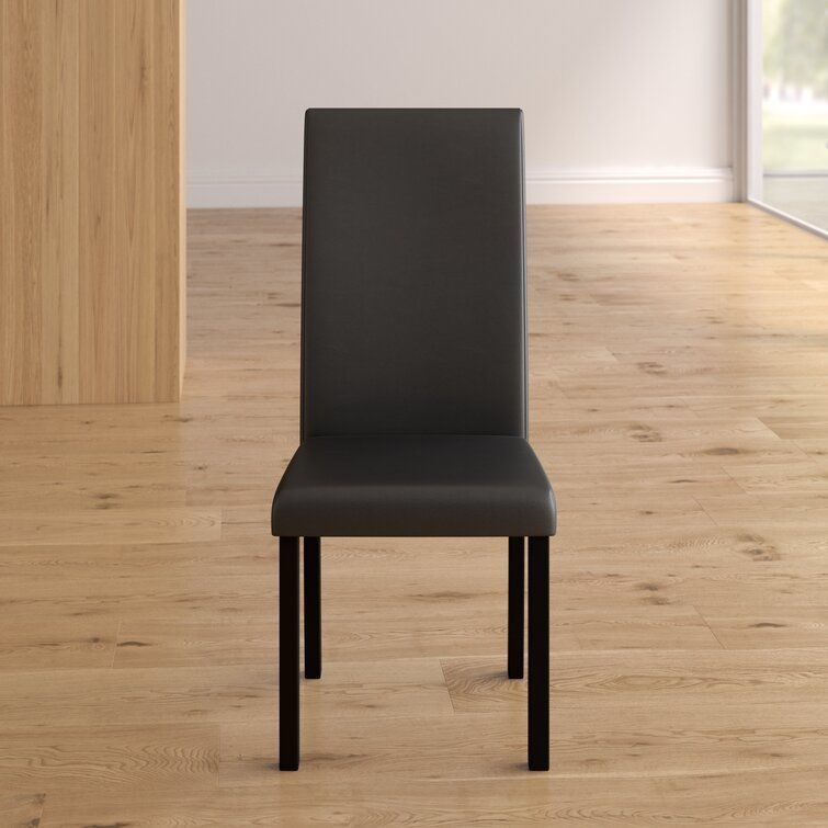 Alexandra Unfinished Solid Back Parsons Chair 3D model_4