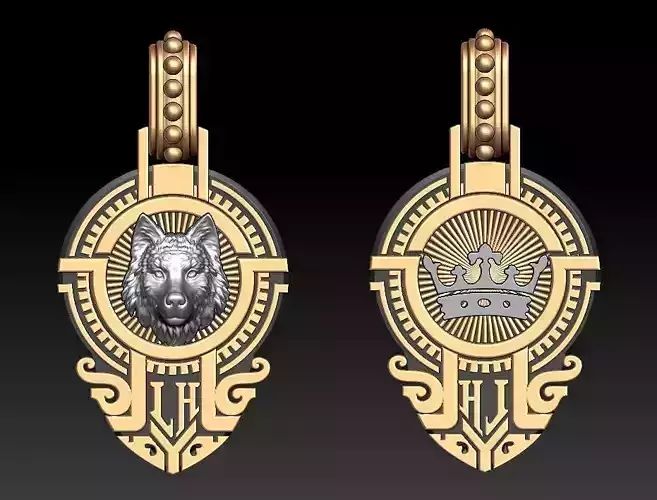 Wolf Pendant