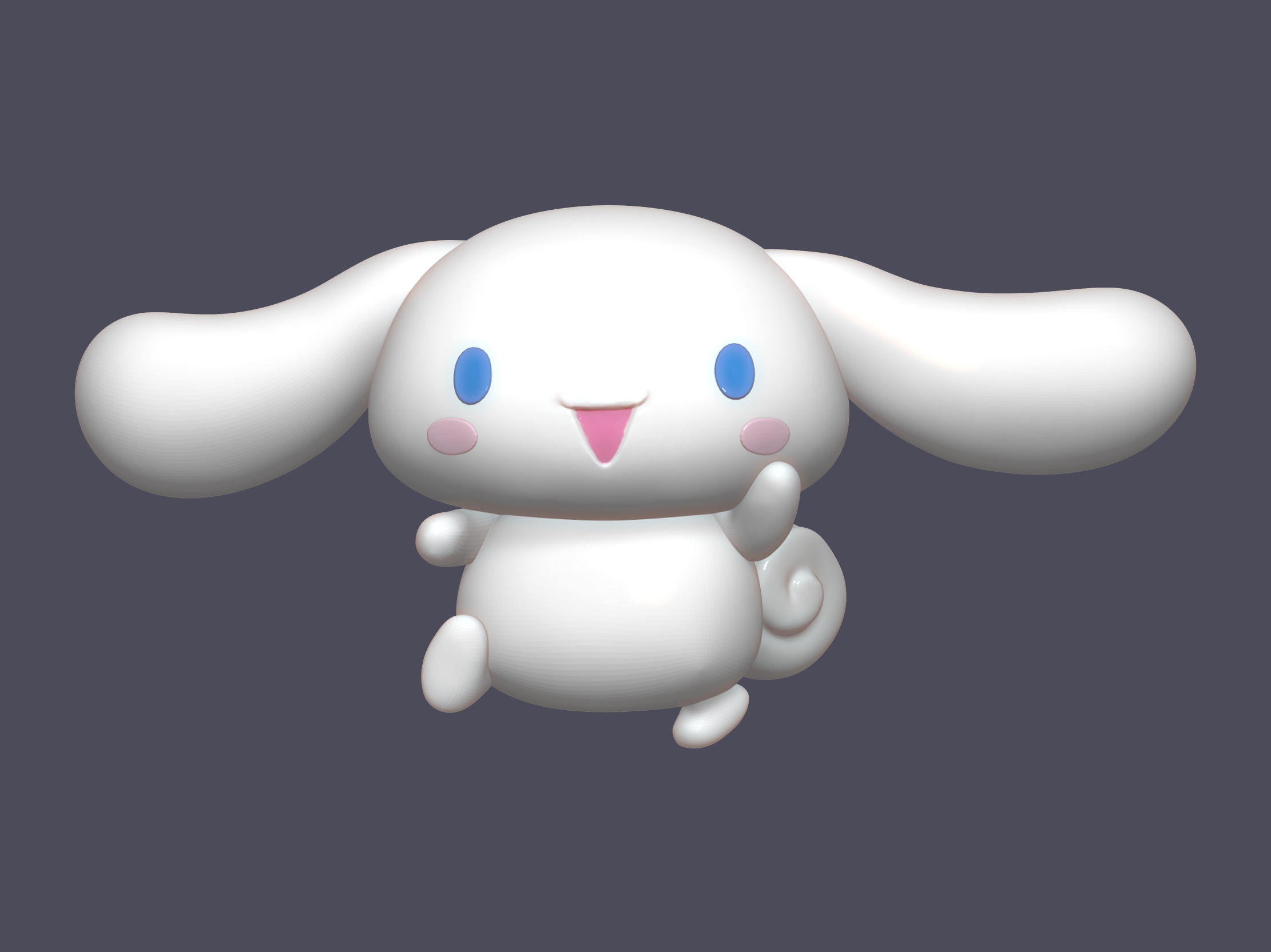 Cinnamoroll chubby puppy 3D print model_1