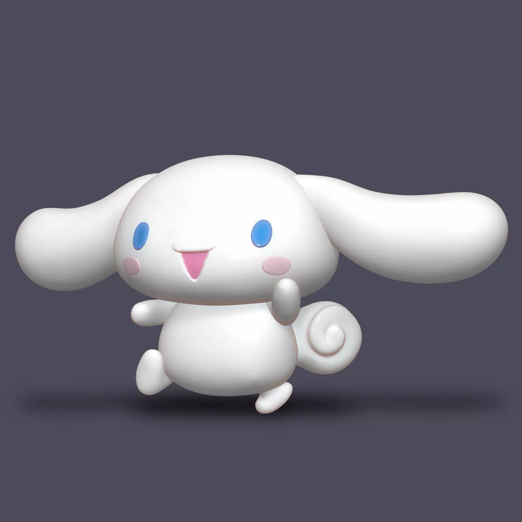 Cinnamoroll chubby puppy 3D print model_0