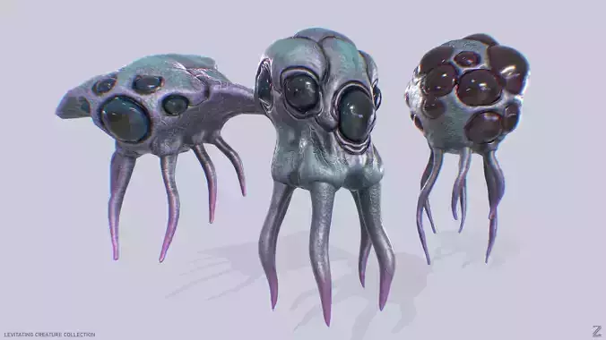 Levitating creature collection Levitating creature collection