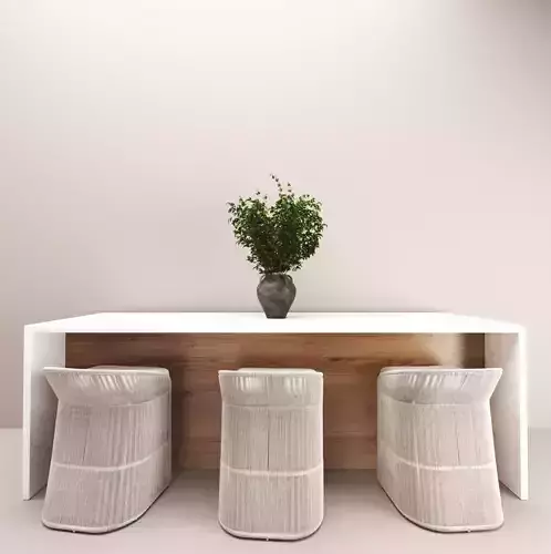 Island with RH Havana Bar stool