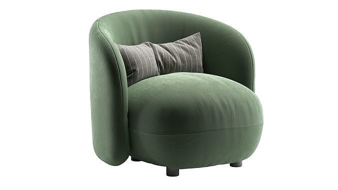 HOPKINS Occasional Chair 3D model