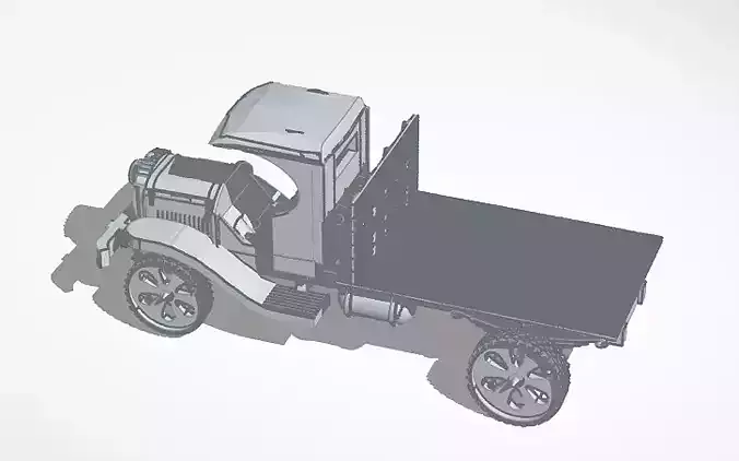 HO Scale 1920s era Federal flatbed truck