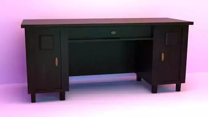 Study Table or Laptop Desk Table 3D Model