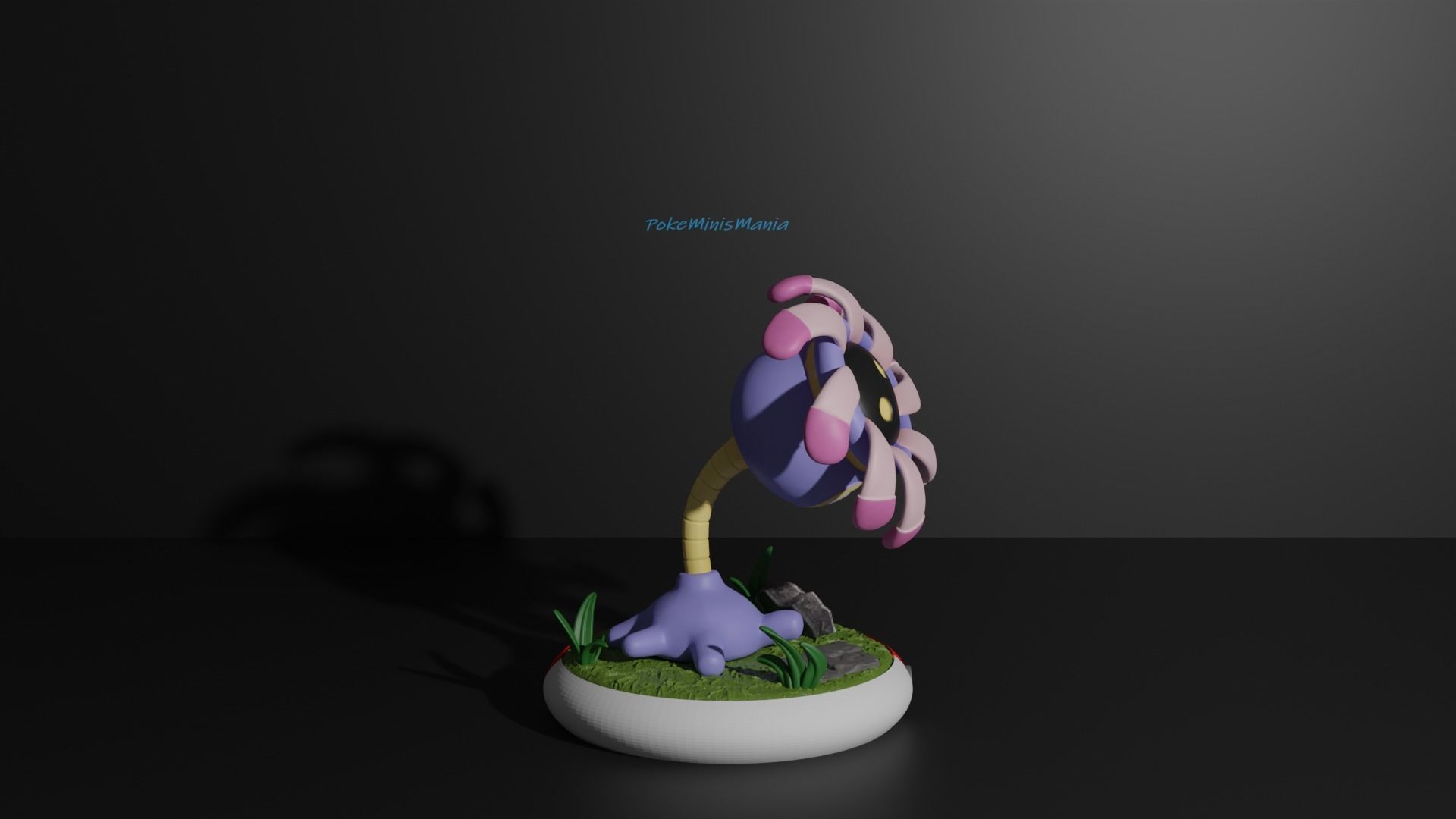 Lileep and Cradily pokemon 3D print model 3D print model_3