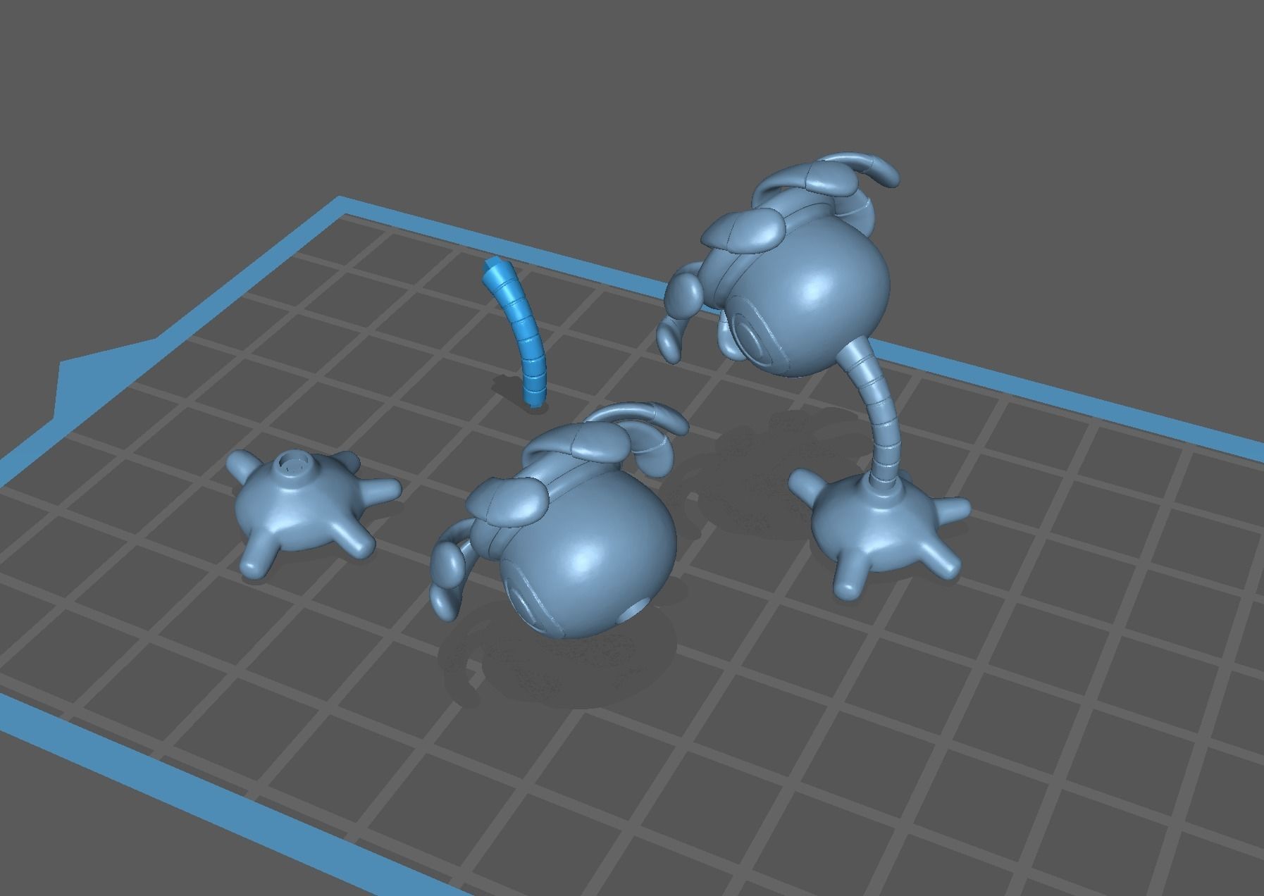 Lileep and Cradily pokemon 3D print model 3D print model_19