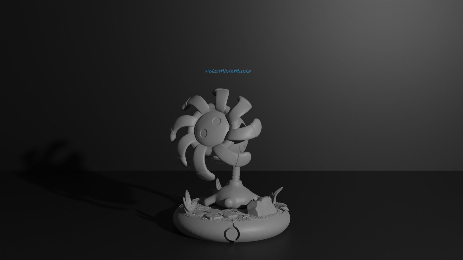 Lileep and Cradily pokemon 3D print model 3D print model_5