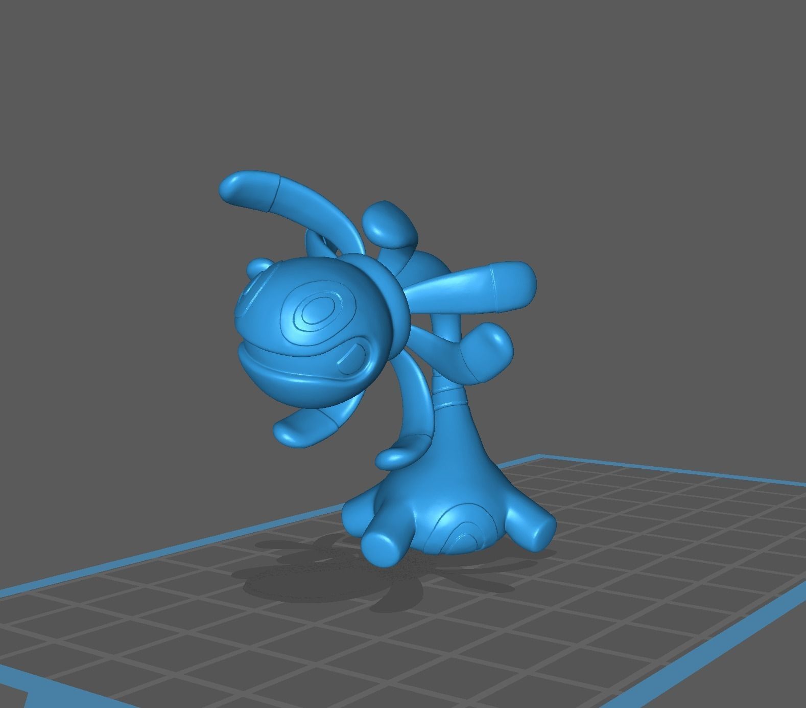 Lileep and Cradily pokemon 3D print model 3D print model_26
