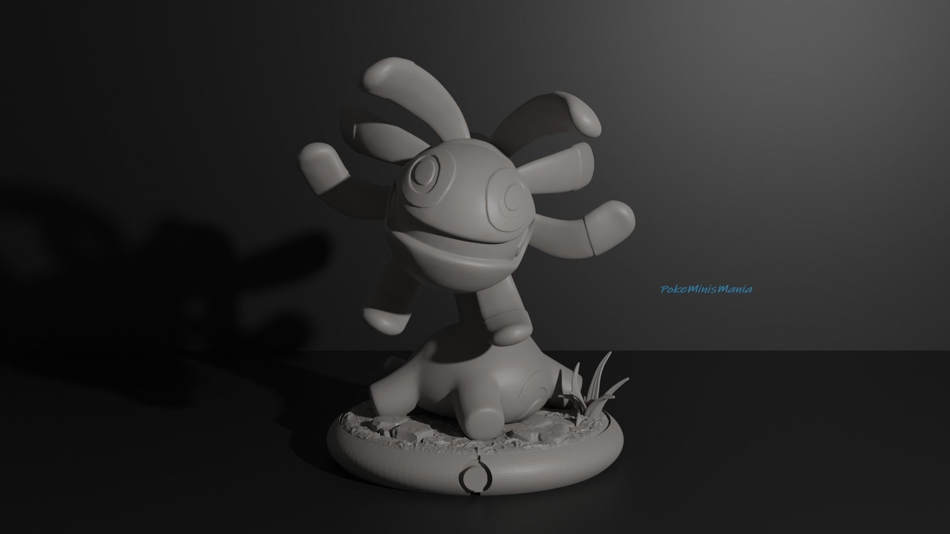 Lileep and Cradily pokemon 3D print model 3D print model_13