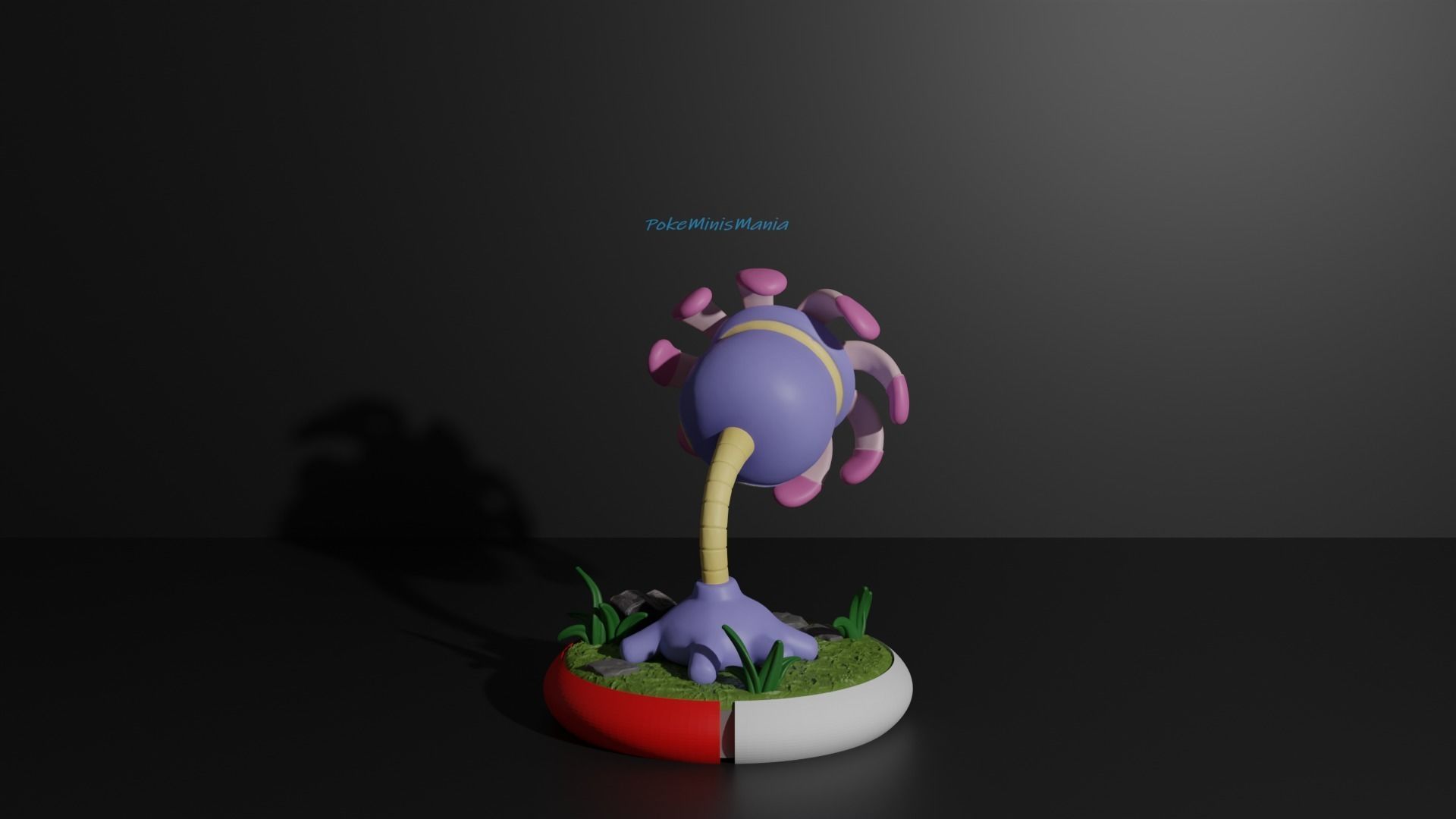 Lileep and Cradily pokemon 3D print model 3D print model_4