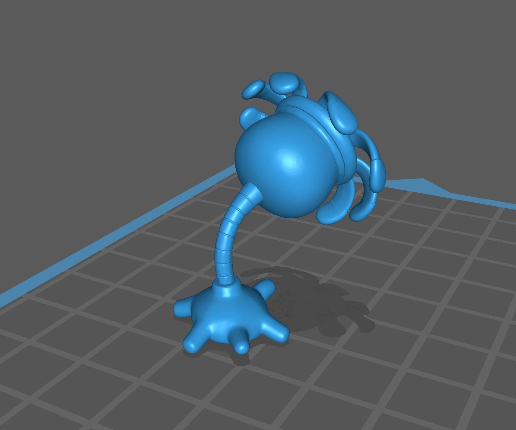 Lileep and Cradily pokemon 3D print model 3D print model_21