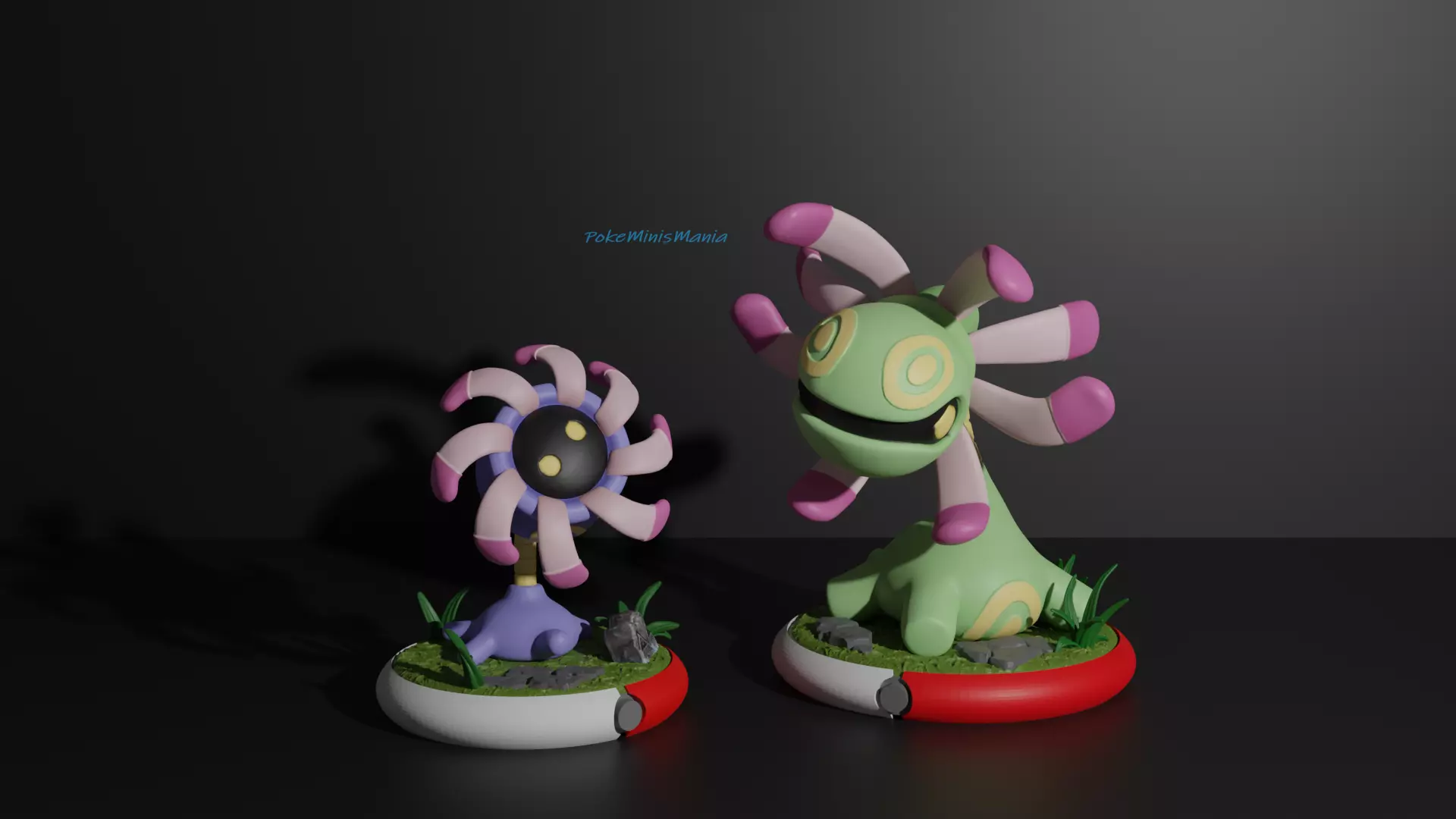 Lileep and Cradily pokemon 3D print model 3D print model_0